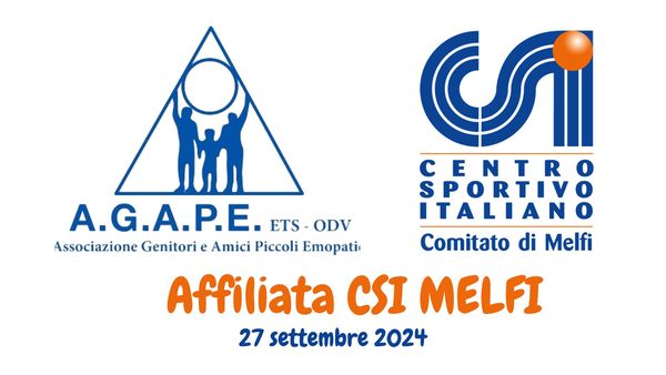 A.G.A.P.E. – ETS – C.S.I. MELFI – APS